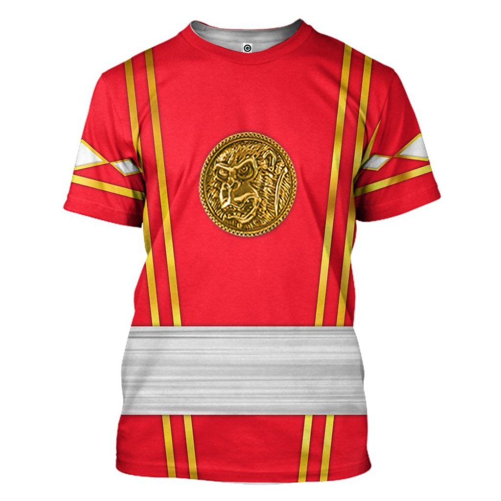 gearhumans 3d red ninja mighty morphin power rangers custom tshirt hoodie apparel gj24031 3d apparel t shirt s 217779 4f0a3403 2f5d 40ef 8799 c4376fba3111 - Power Rangers Mall