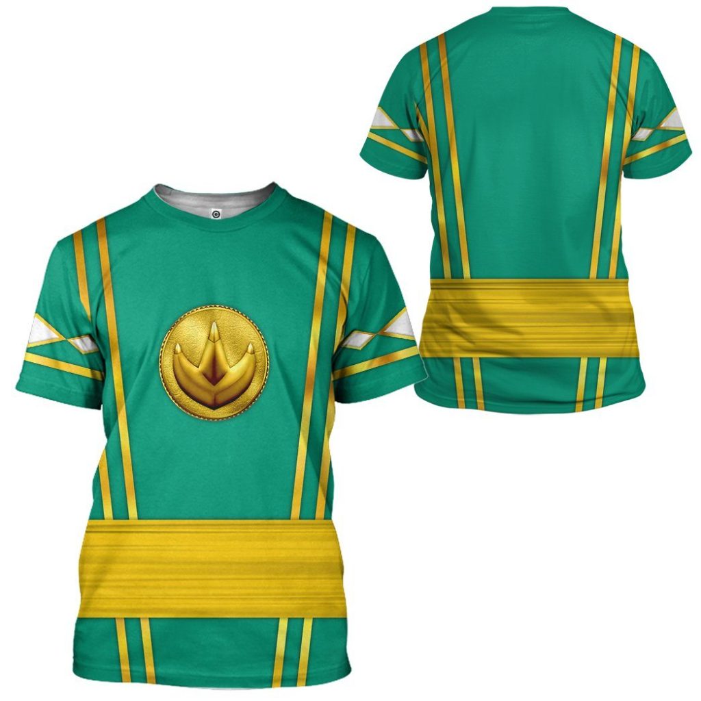 gearhumans gearhuman 3d green ninja mighty morphin power rangers custom tshirt hoodie apparel gj24032 3d apparel 608559 3d2955a2 7438 4d6c ae2b 70063621ced6 - Power Rangers Mall