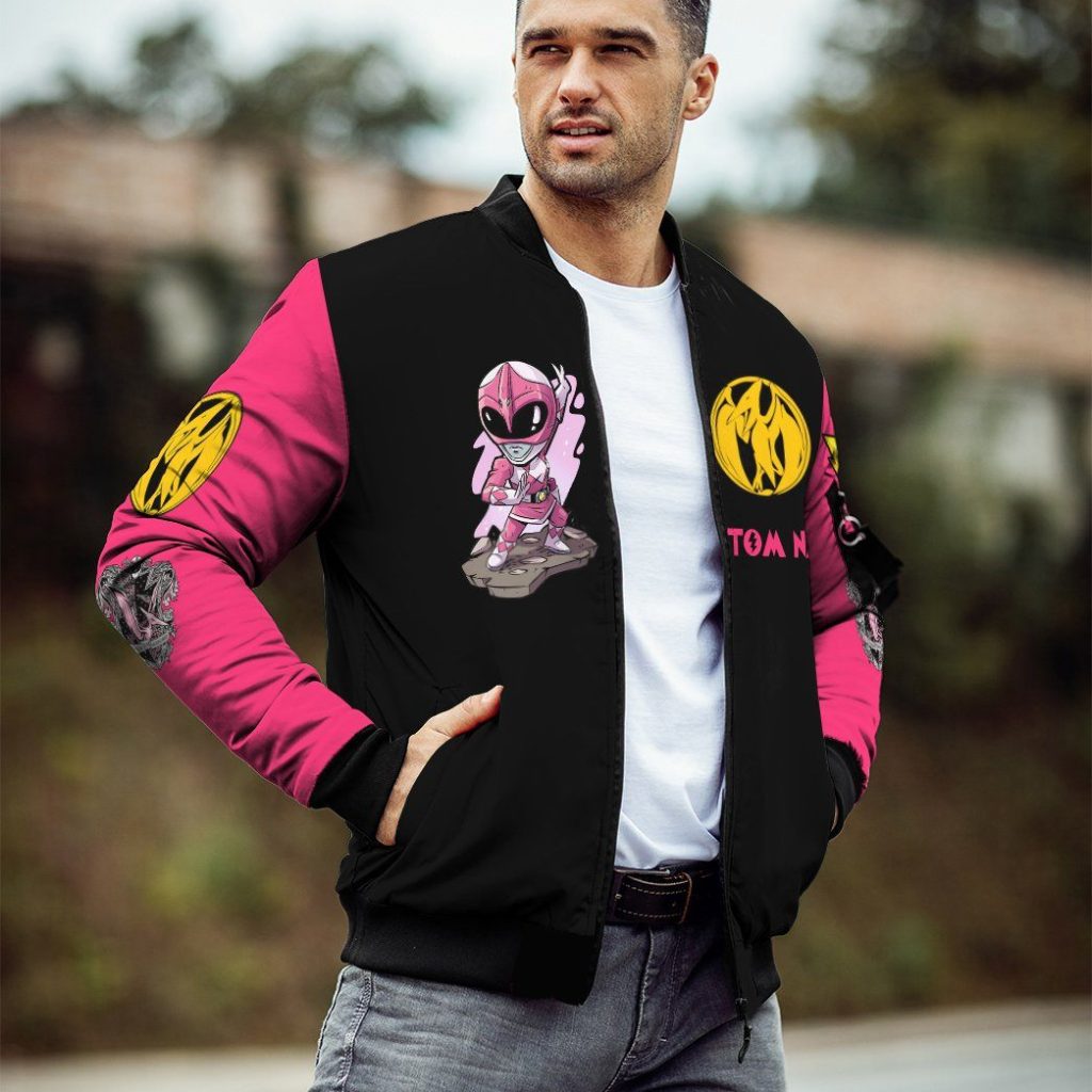 gearhumans gearhuman 3d mighty morphin power ranger pink custom name bomber gk120114 bomber 328462 0e074ec7 598b 4f6e 86b7 42b963582b8b - Power Rangers Mall