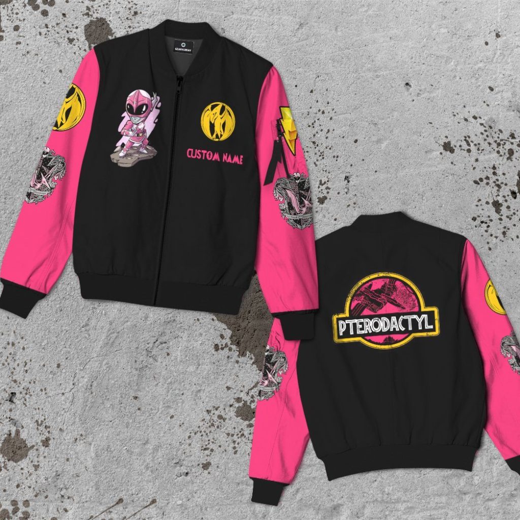 gearhumans gearhuman 3d mighty morphin power ranger pink custom name bomber gk120114 bomber 434536 6205fe80 0a6a 4723 ba3a b212ac96b98f - Power Rangers Mall