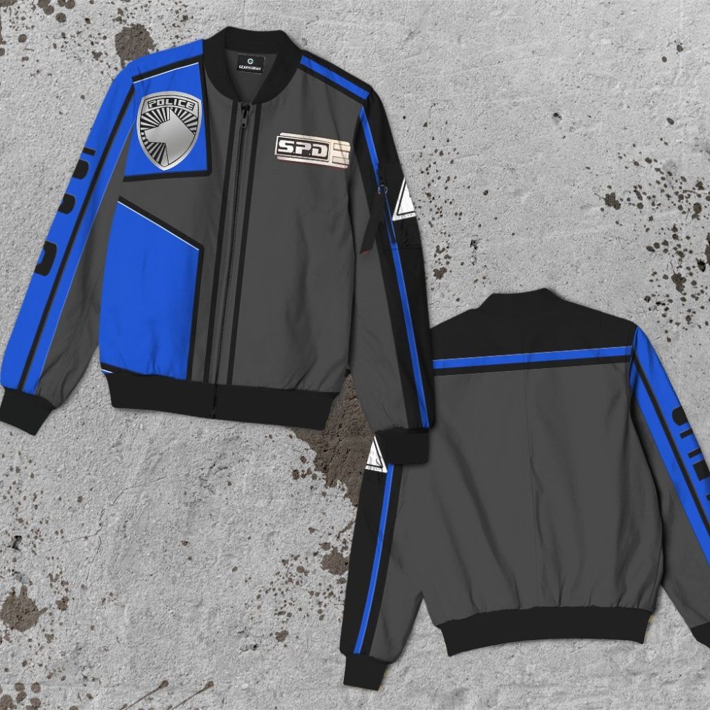 gearhumans gearhuman 3d power rangers spd blue uniform bomber gb220219 bomber 926949 2df4f74d 3e67 46d6 89c1 9f93d7366603 - Power Rangers Mall