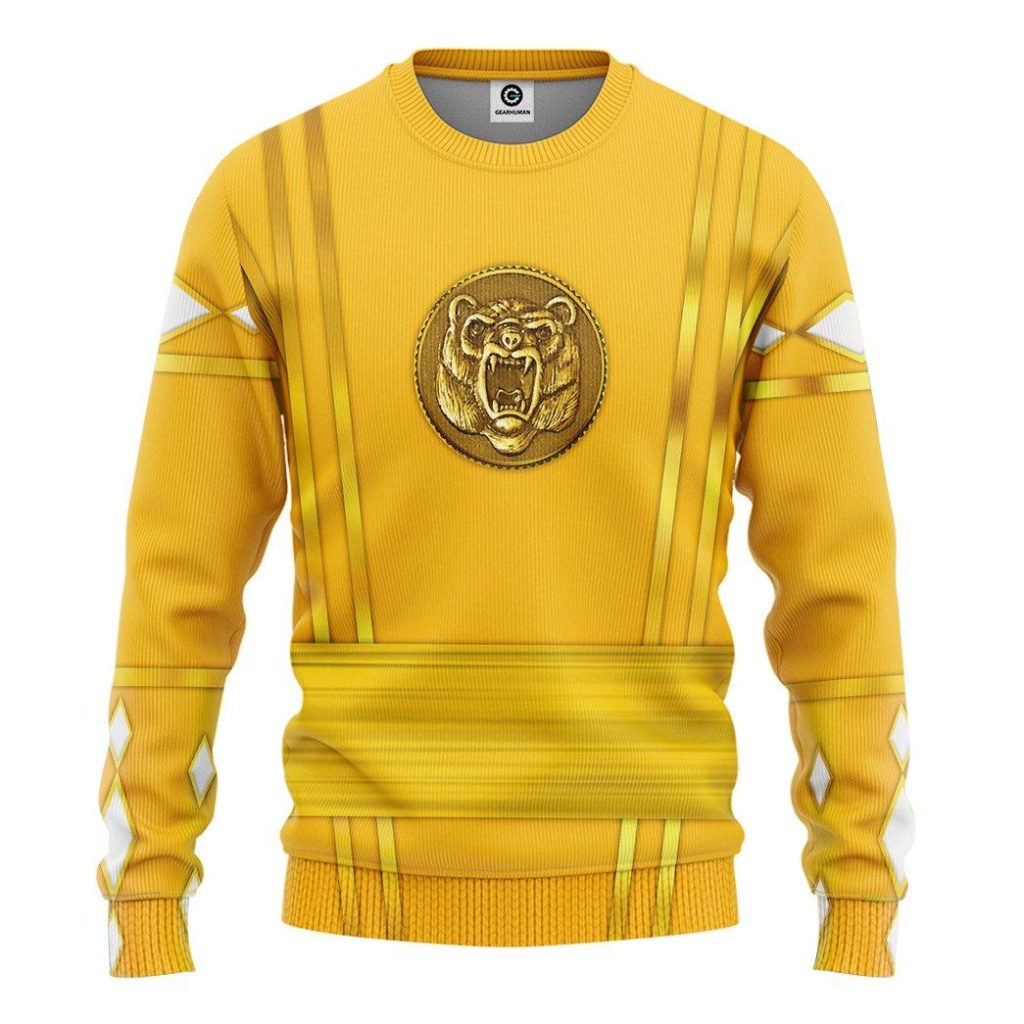 gearhumans gearhuman 3d yellow ninja mighty morphin power rangers customtshirt hoodie apparel gj24034 3d apparel long sleeve s 740532 7dfc102f 06b0 4ad8 bb72 8c3727888ecc - Power Rangers Mall