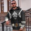 gearhumans mighty morphin black power rangers custom hoodie apparel gn25096 3d apparel 239320 - Power Rangers Mall