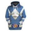 gearhumans mighty morphin blue power rangers custom hoodie apparel gn25094 3d apparel hoodie s 711906 - Power Rangers Mall