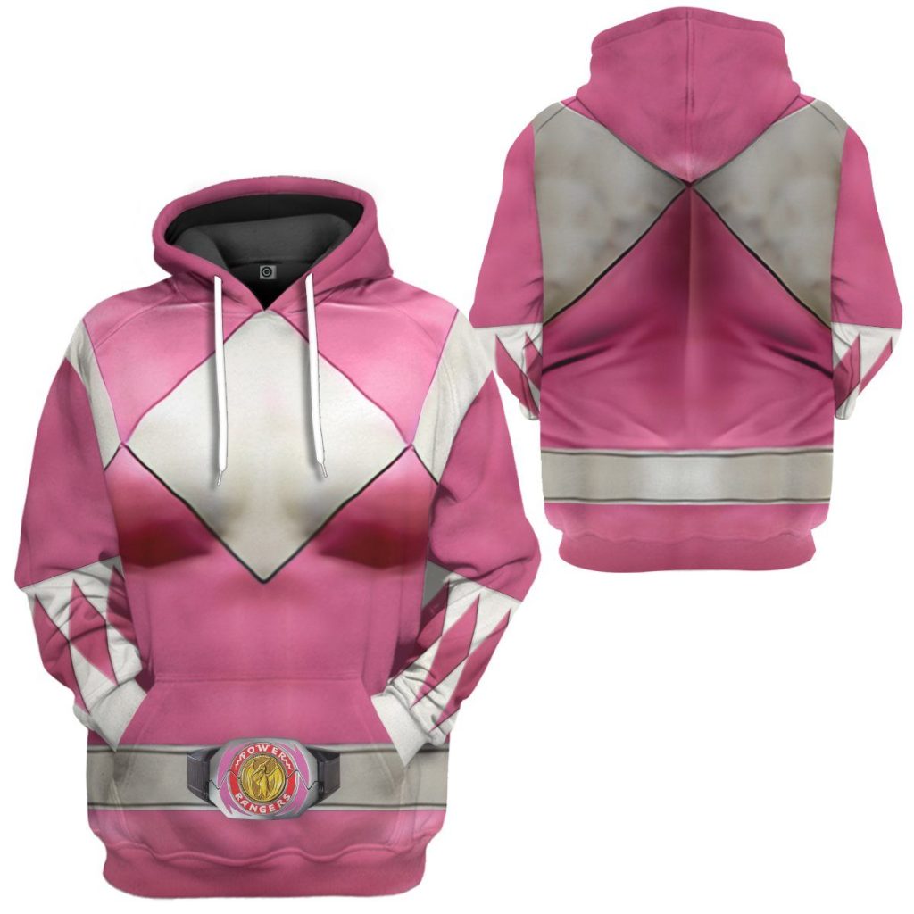 gearhumans mighty morphin pink power rangers custom hoodie apparel gn25092 3d apparel 803908 - Power Rangers Mall